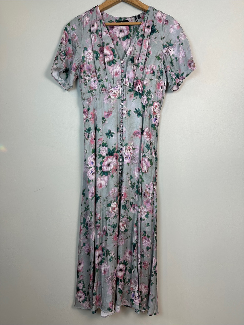 36. THE KOOPLES viscose floral maxi dress